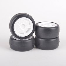 Mini Tyres 30 Round Pre-Glued (4 Stück)