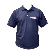 Polo - Navy - Med, 100% cotton knit mens